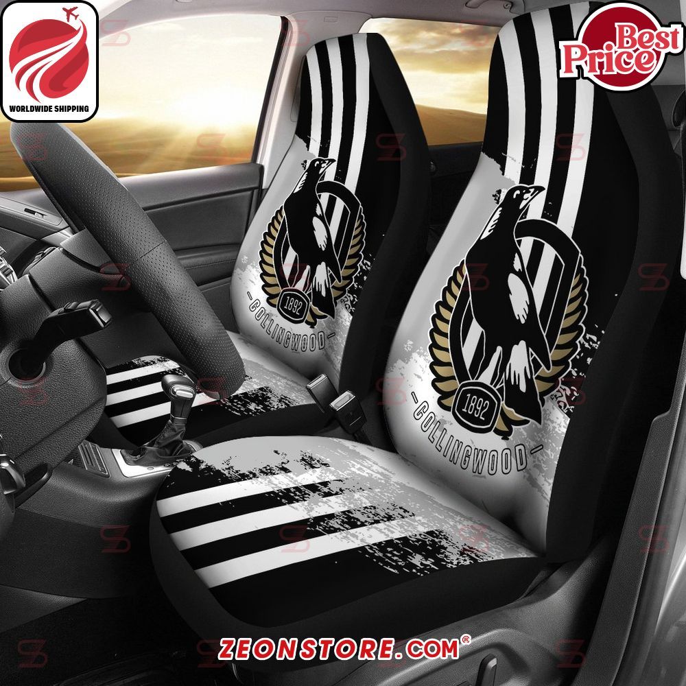 AFL Collingwood Magpies Car Seat Cover