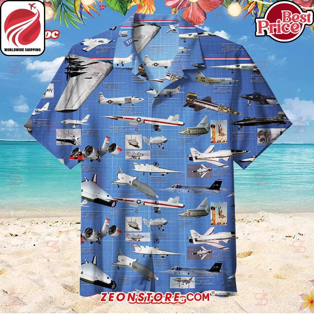 American X-Planes Hawaiian Shirt
