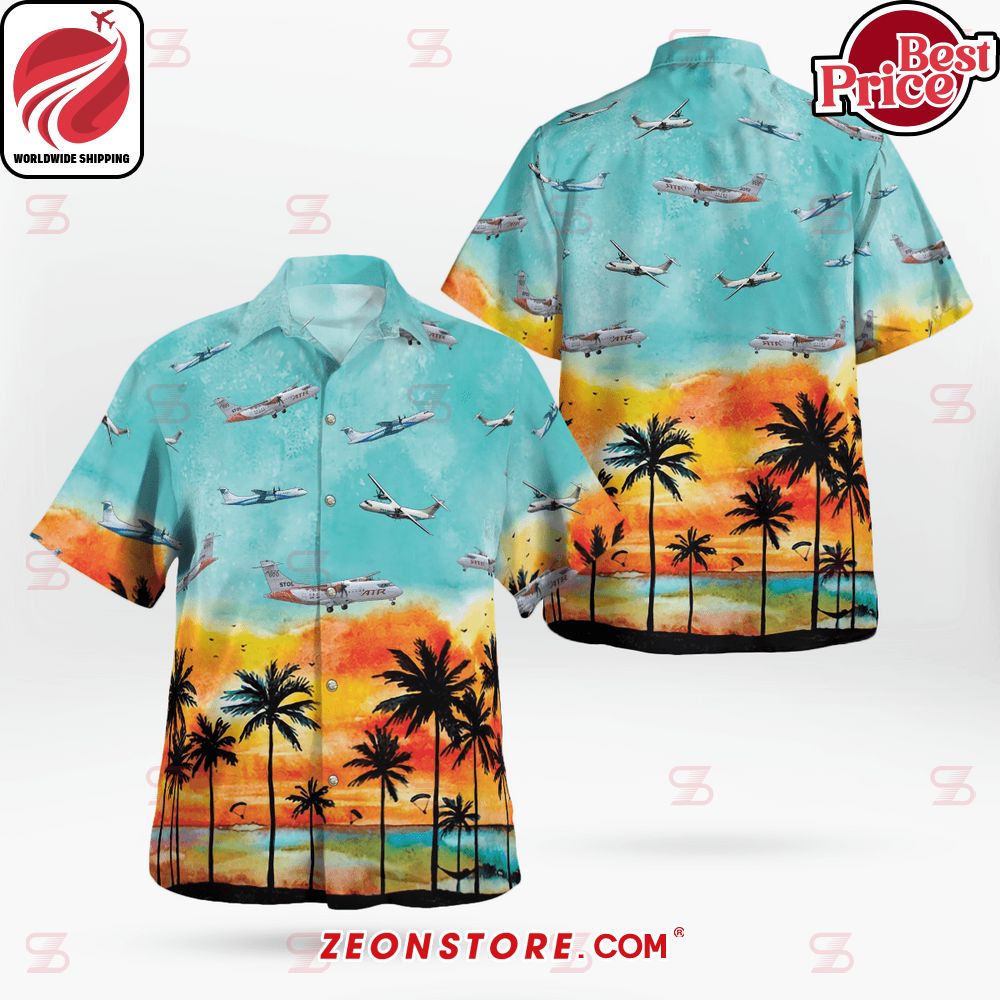 Atr-72 Atr-42 Hawaiian Shirt
