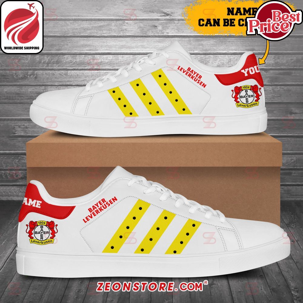 Bayer Leverkusen Custom Stan Smith Low Top Shoes