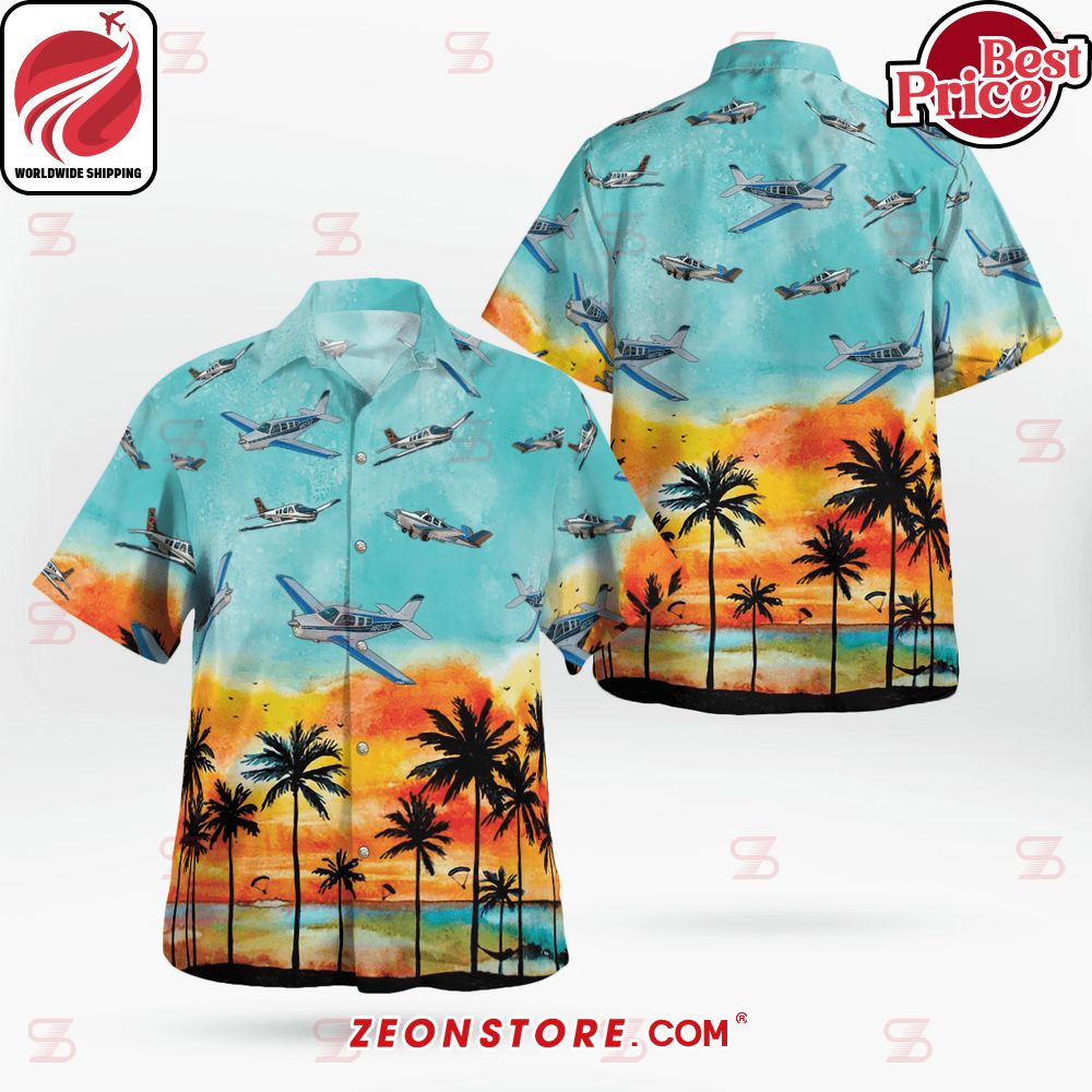 Beechcraft Bonanza Hawaiian Shirt