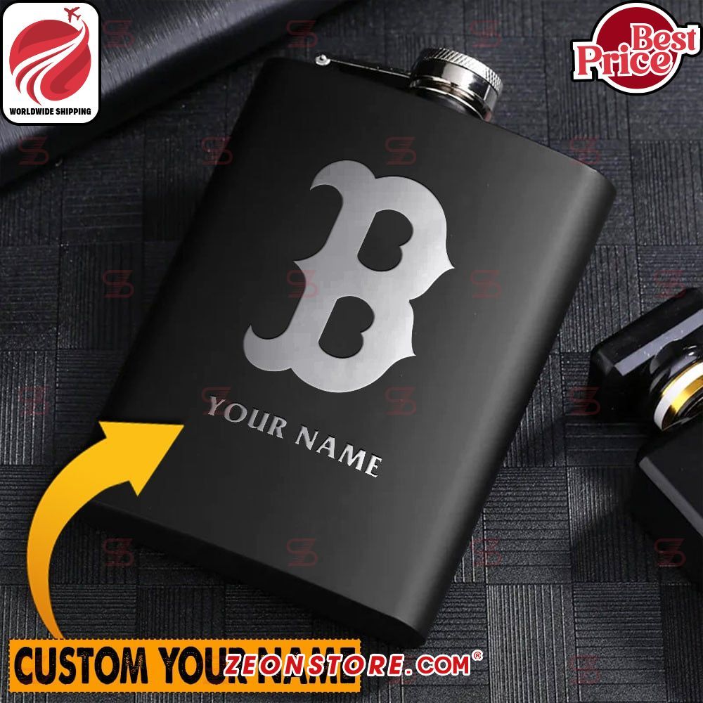 Boston Red Sox Custom Hip Flask