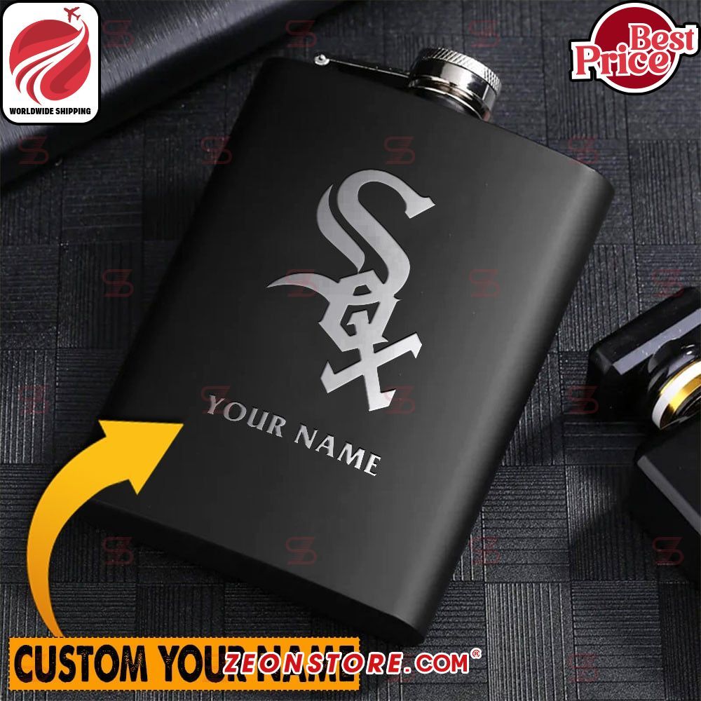Chicago White Sox Custom Hip Flask