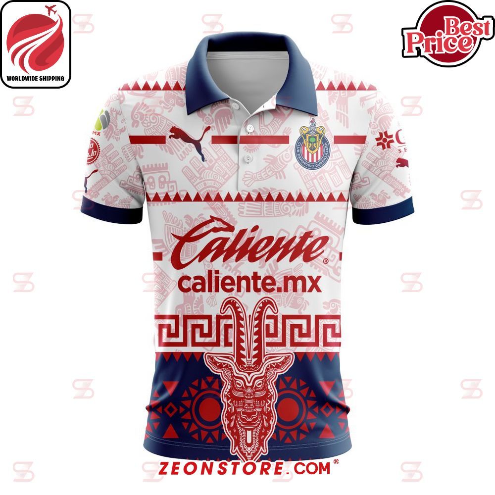 Chivas de Guadalajara Caliente Liga MX 2023 Polo Shirts