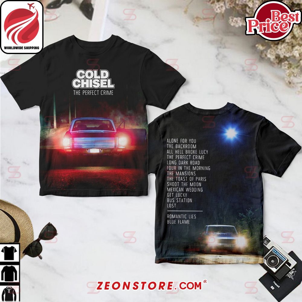 Cold Chisel The Perfect Crime Album Cover Shirt