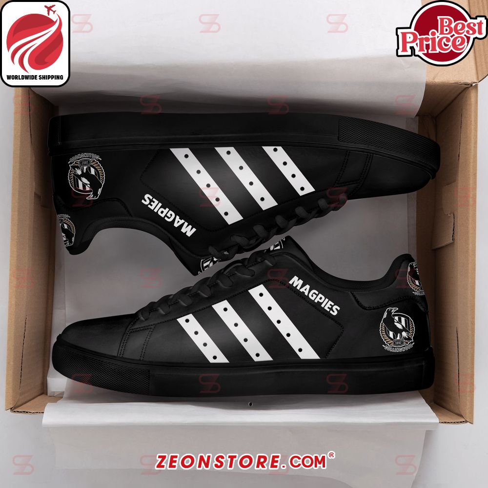 Collingwood Magpies Stan Smith Low Top Shoes