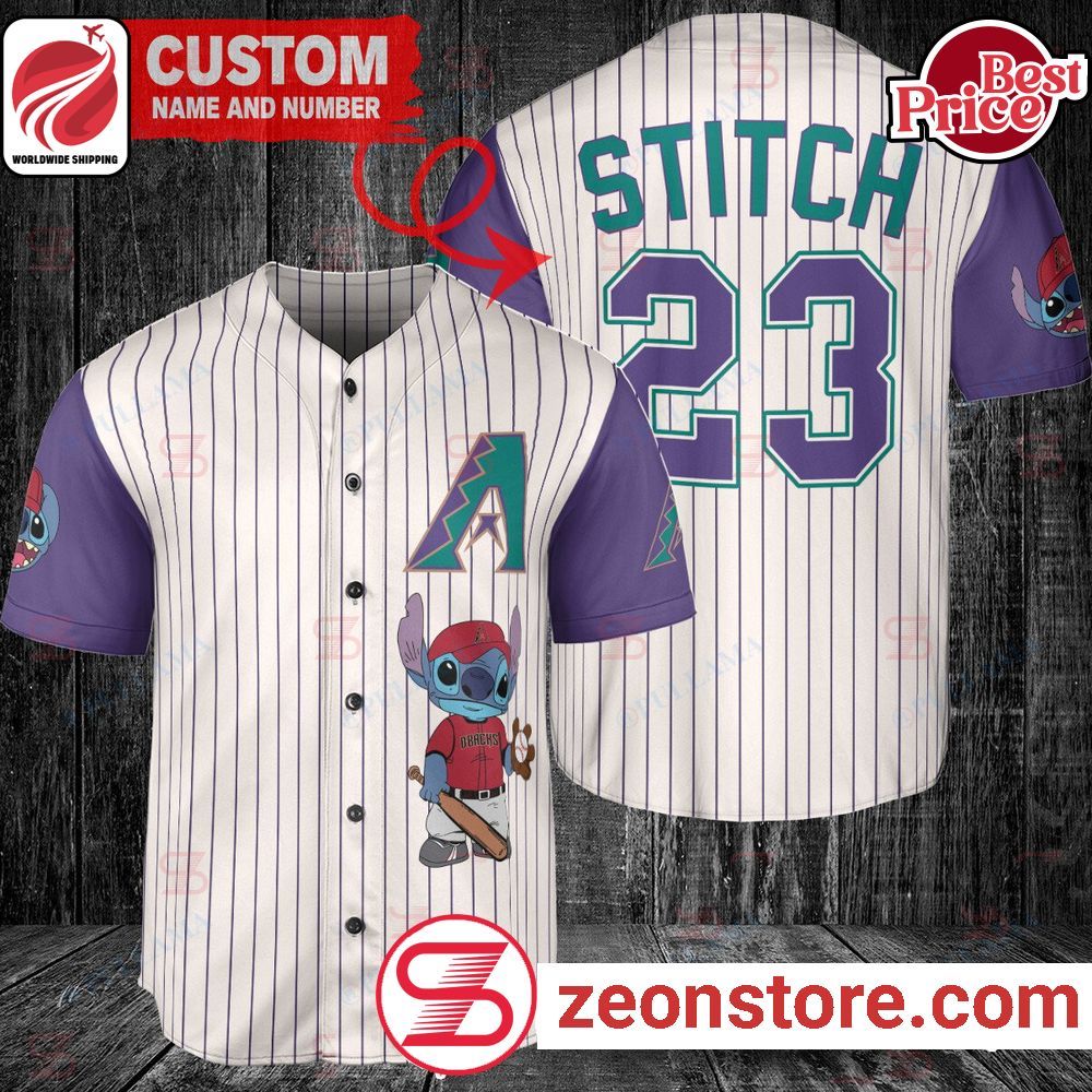 Custom Arizona Diamondbacks Stitch Baseball Jersey