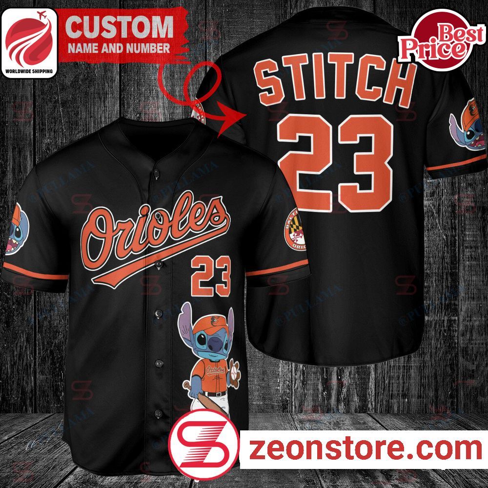 Custom Baltimore Orioles Stitch Baseball Jersey