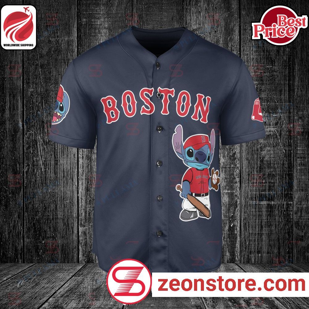 Custom Boston Red Sox Stitch Baseball Jersey - Zeonstore - Global Delivery