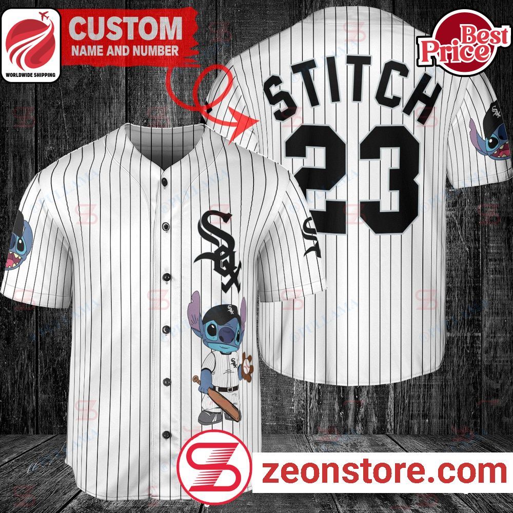 Custom Chicago White Sox Stitch Baseball Jersey