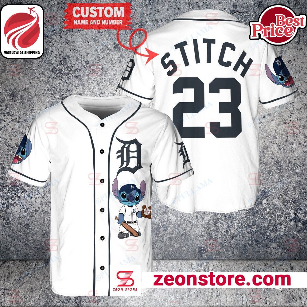 Custom Detroit Tigers Stitch Baseball Jersey