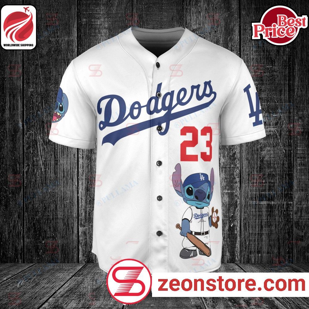 Custom Los Angeles Dodgers Stitch Baseball Jersey