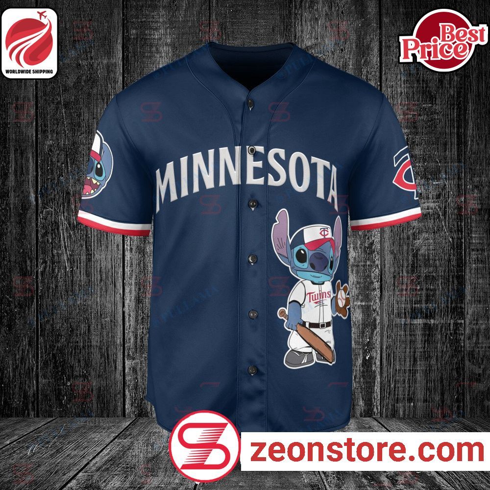 Custom Minnesota Twins Stitch Baseball Jersey