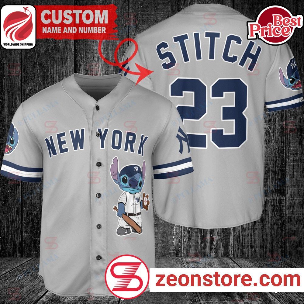 Custom New York Yankees Stitch Baseball Jersey