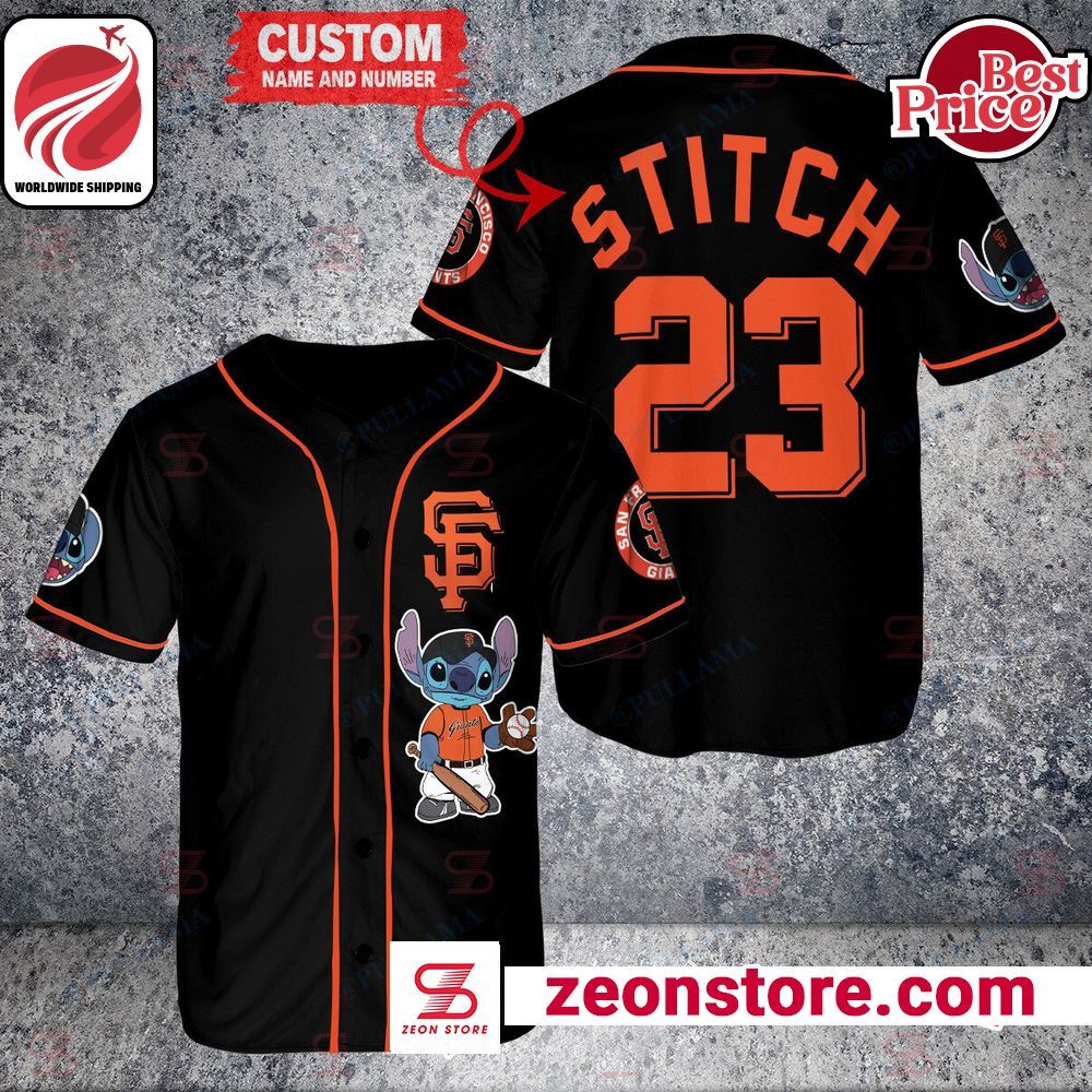 Custom San Francisco Giants Stitch Baseball Jersey