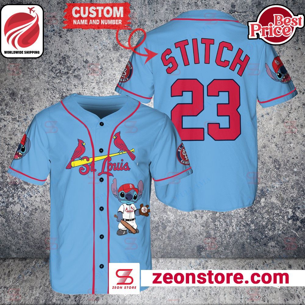 Custom St.Louis Cardinals Stitch Baseball Jersey