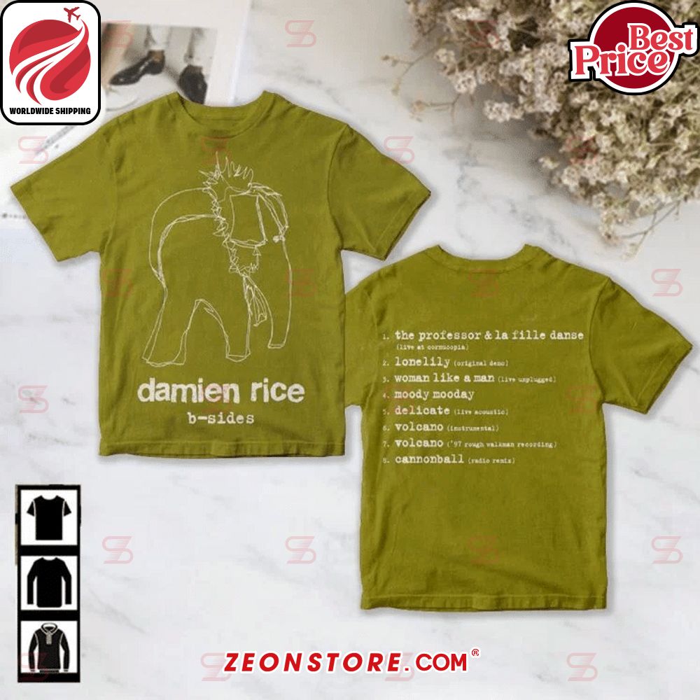 Damien Rice B-Sides Album Cover Shirt