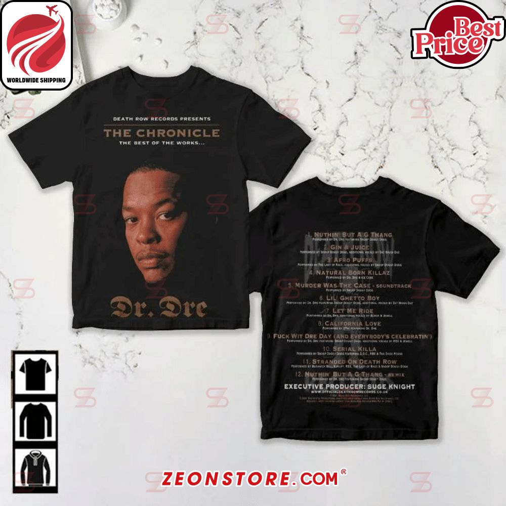 Dr. Dre The Chronicle The Best of the Works Album Cover Shirt