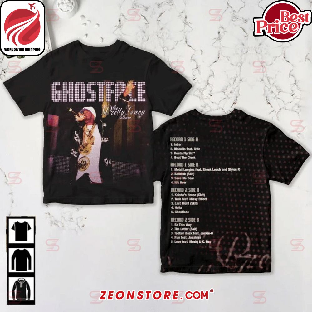 Ghostface The Pretty Toney Album Cover Shirt