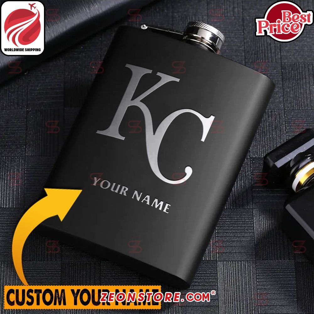 Kansas City Royal Custom Hip Flask