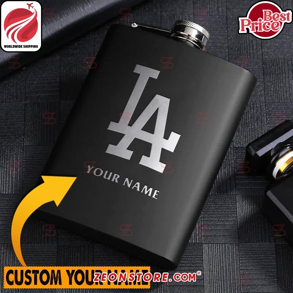 Los Angeles Dodgers Custom Hip Flask