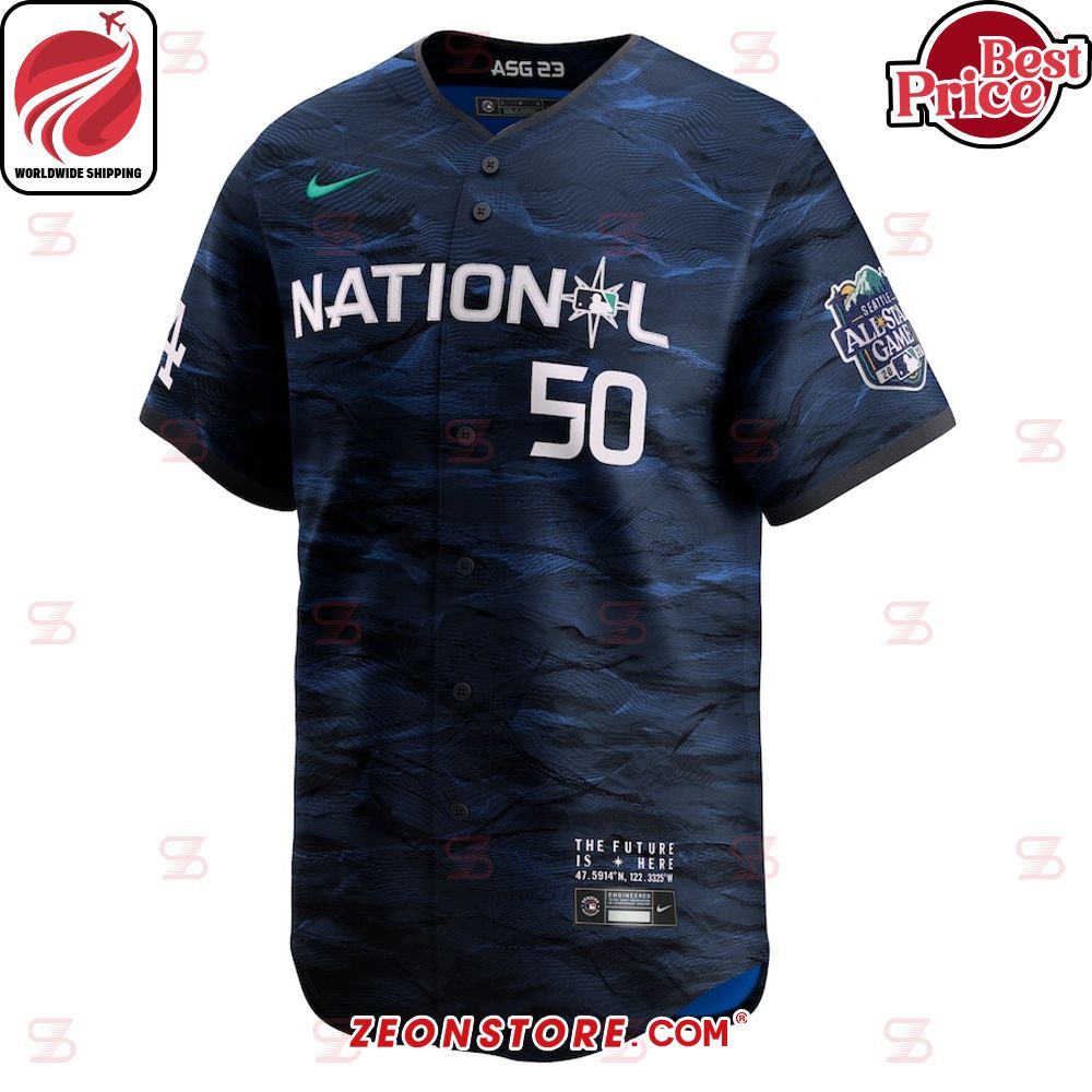 Mookie Betts National League Nike 2023 MLB All-Star Game Royal Baseball Jersey