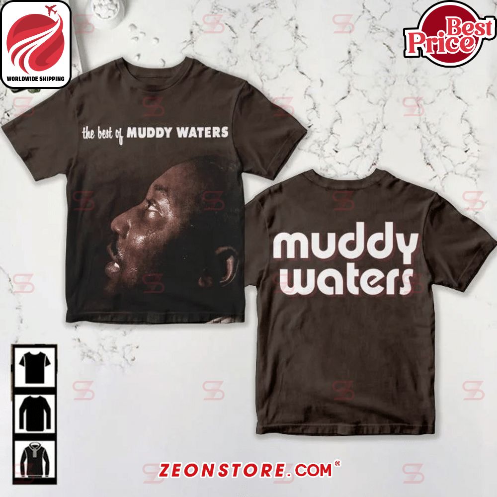 Muddy Waters The Best of Muddy Waters Album Cover Shirt