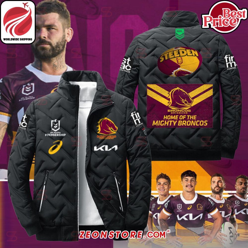 NRL Brisbane Broncos Puffer Jacket