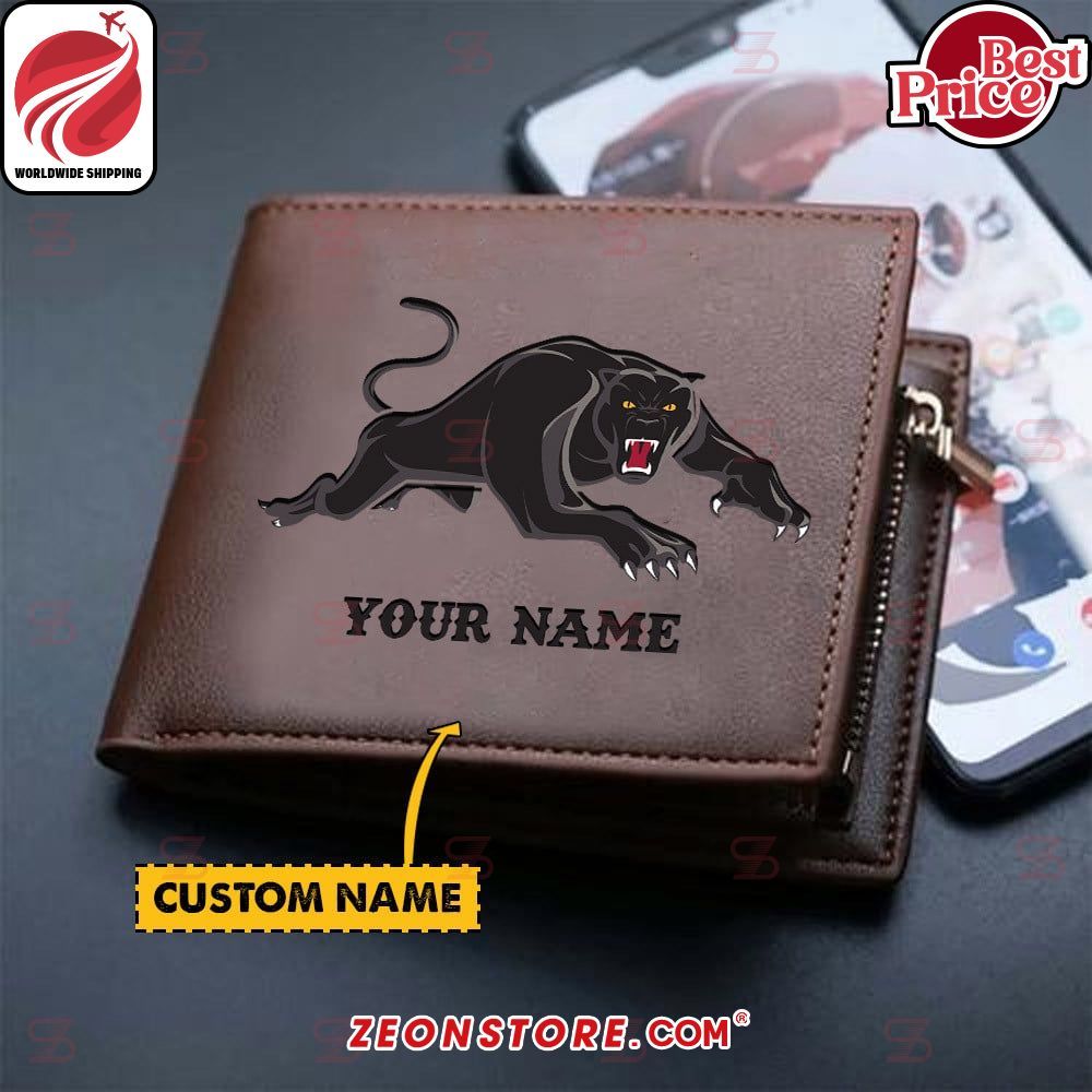 Penrith Panthers Custom Leather Wallet
