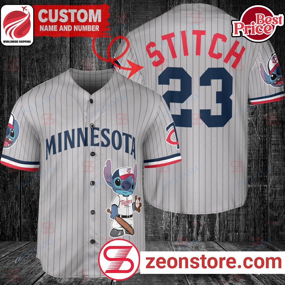 Personalized Minnesota Twins Stitch Baseball Jersey