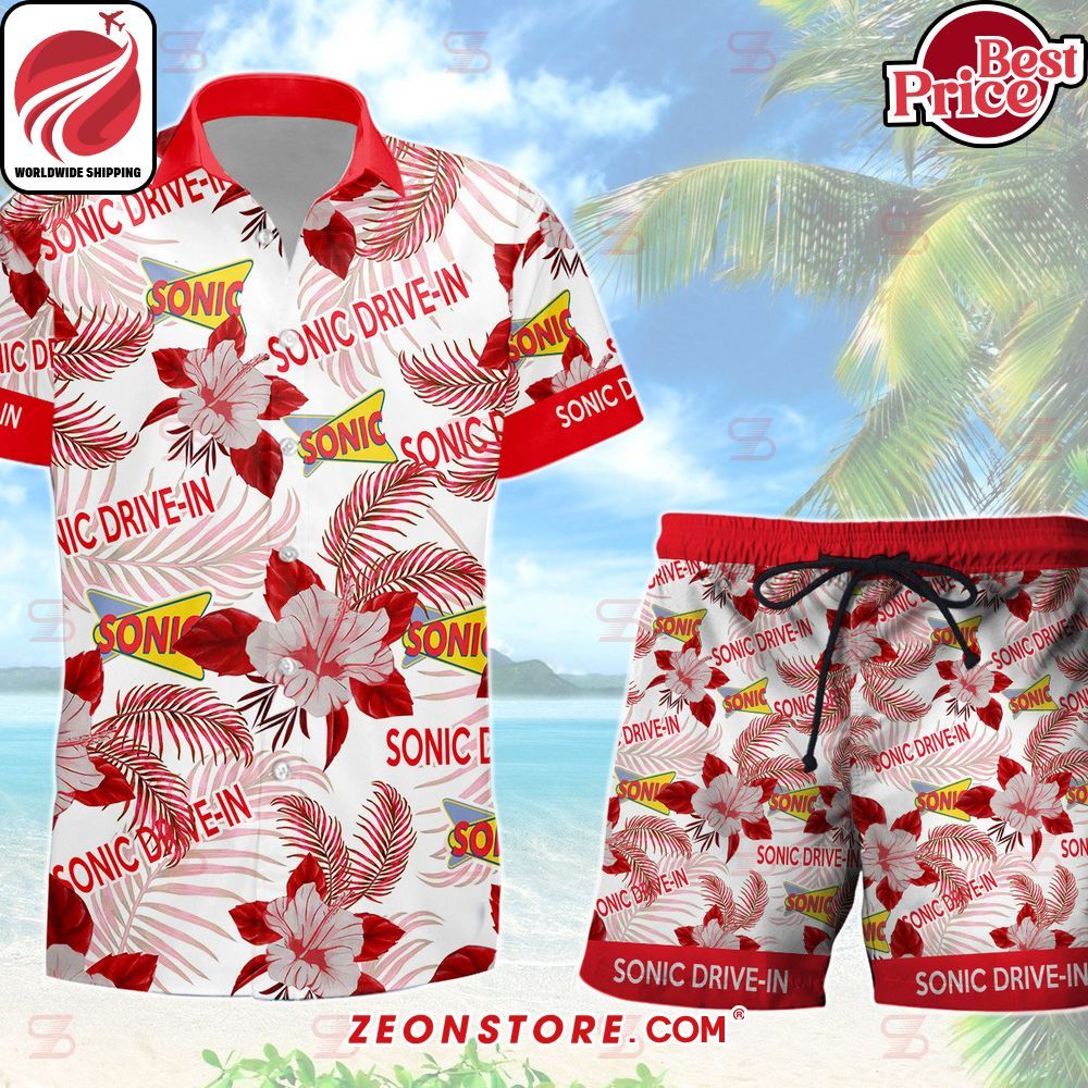 Sonic Drive-In Hawaiian Shirt Short