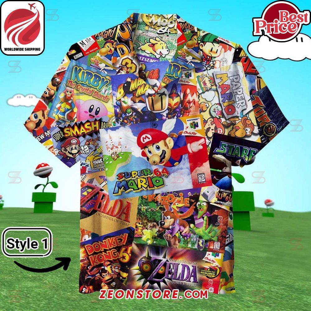 The Nintendo 64 is now 26 Years Old Hawaiian Shirt