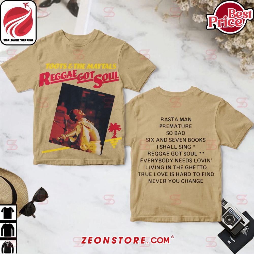Toots and The Maytals Reggae Got Soul Album Cover Shirt