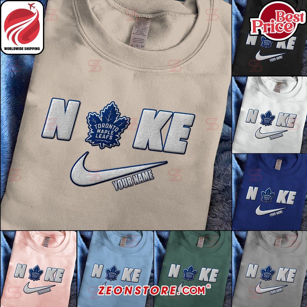 Toronto Maple Leafs Nike Embroidered Shirt Hoodie