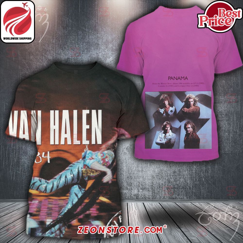 Van Halen Panama Album Cover Shirt Hoodie