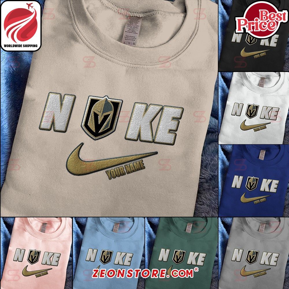 Vegas Golden Knights Nike Embroidered Shirt Hoodie