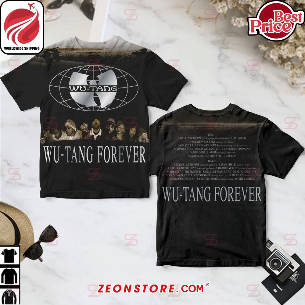 Wu-Tang Clan Wu-Tang Forever Album Cover Shirt