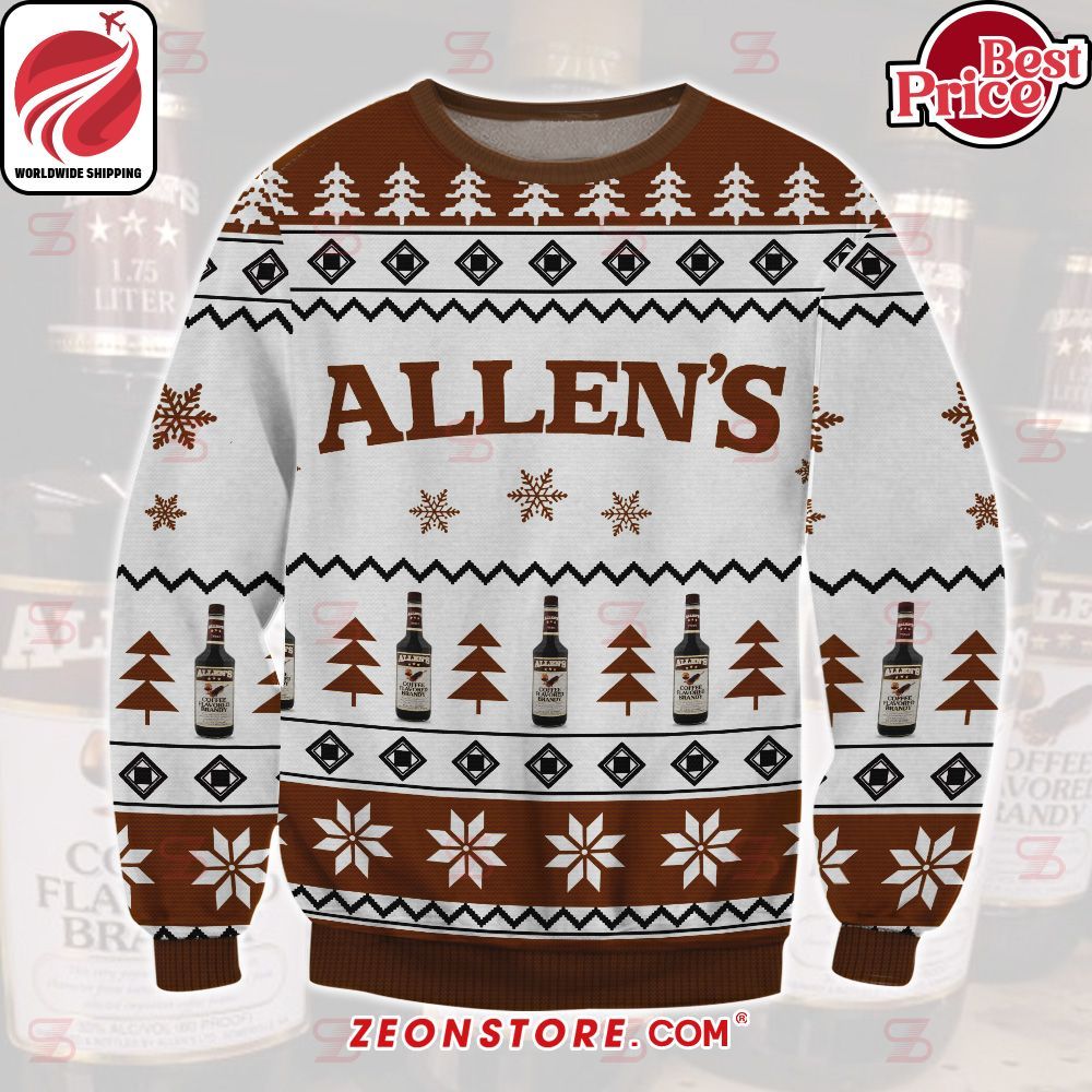 Allen's Coffee Brandy Ugly Sweater