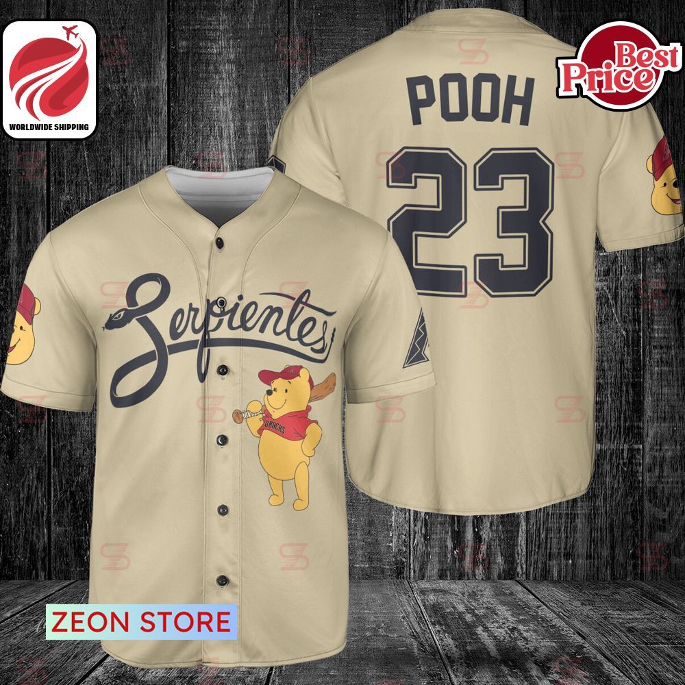 Arizona Diamondbacks Winnie-the-Pooh Baseball Jersey