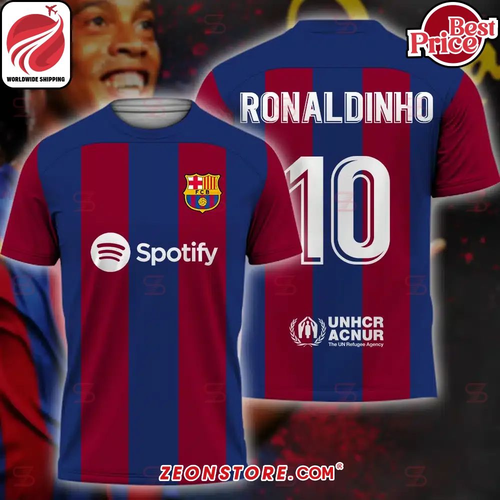 Barcelona Ronaldinho Custom Shirt