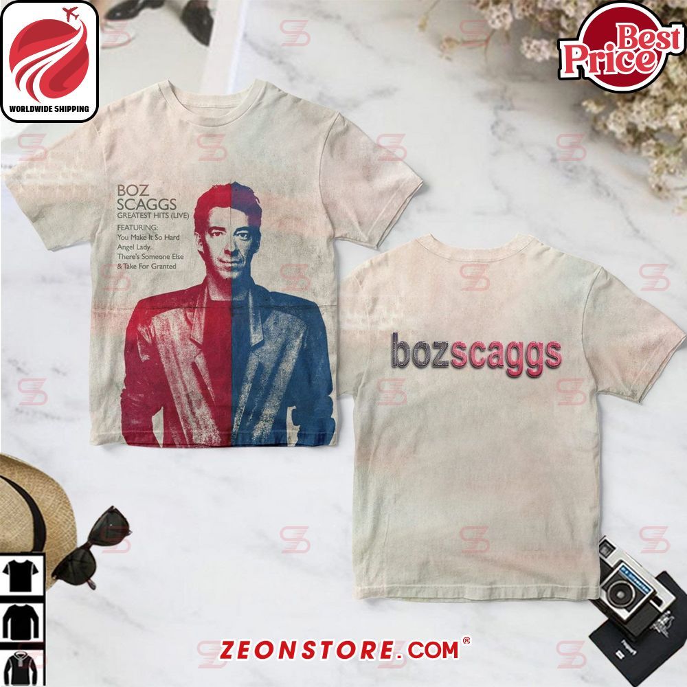 Boz Scaggs Greatest Hits Album Cover Shirt