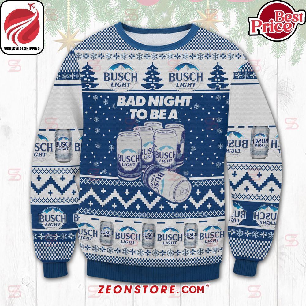Busch Light Bad Night To Be A Busch Light 6-Pack Sweater
