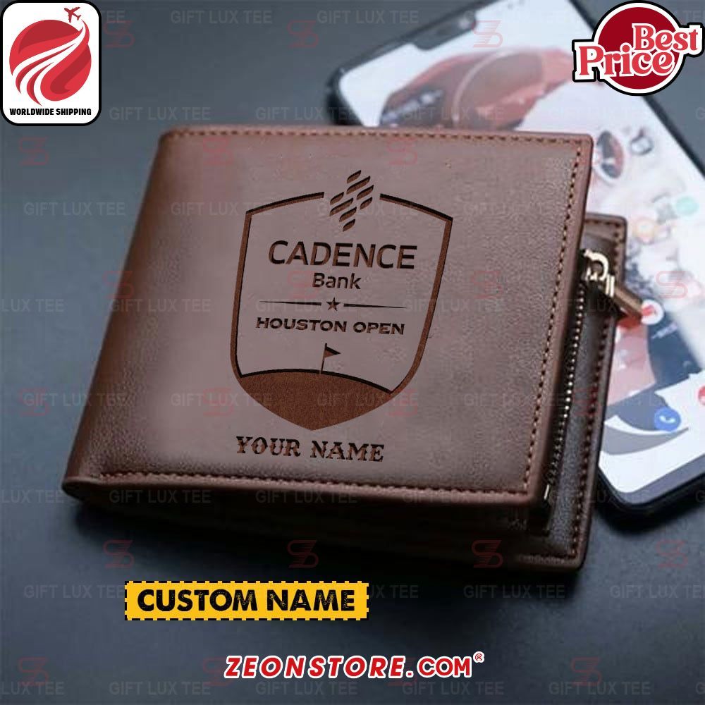 Cadence Bank Houston Open Leather Wallet