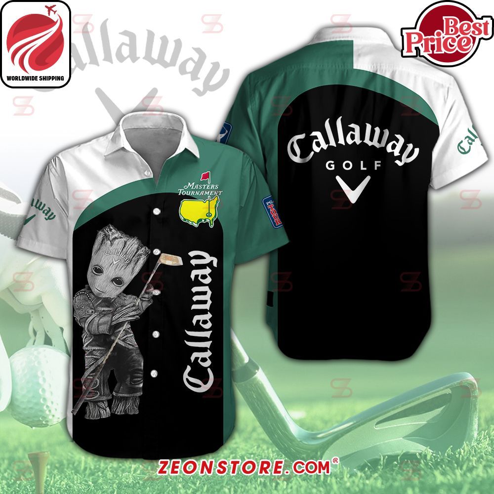 Callaway Golf Masters Tournament Baby Groot Hawaiian Shirt