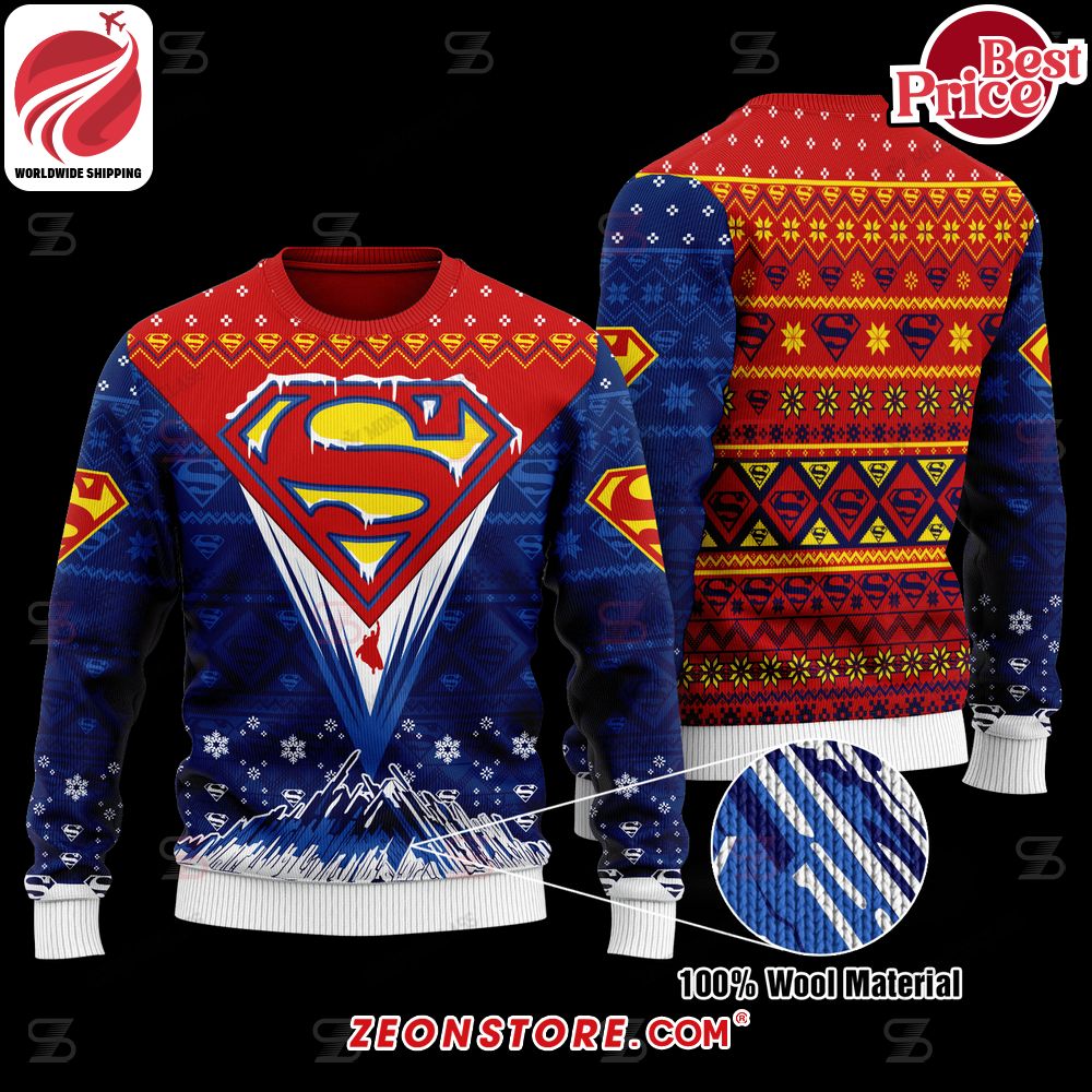 DC Comics Superman Ugly Sweater