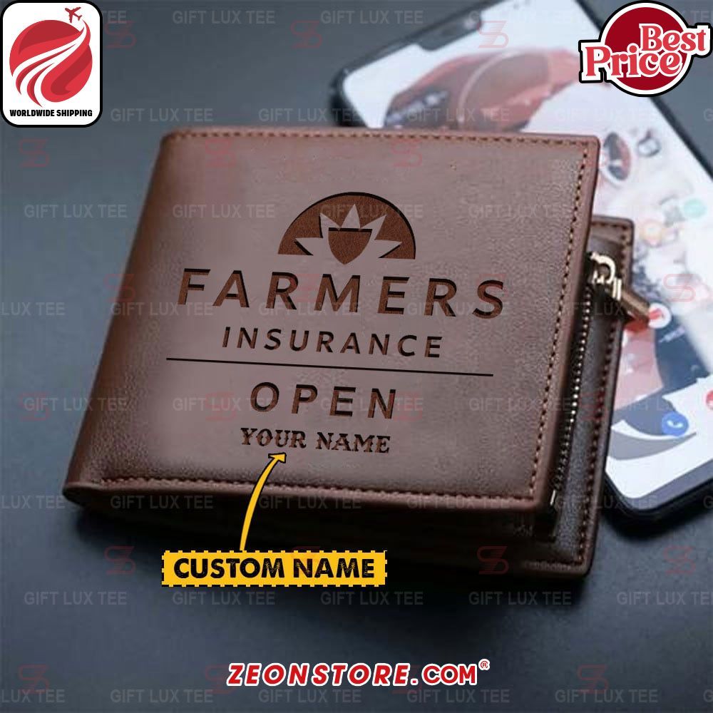 Farmers Insurance Open Leather Wallet