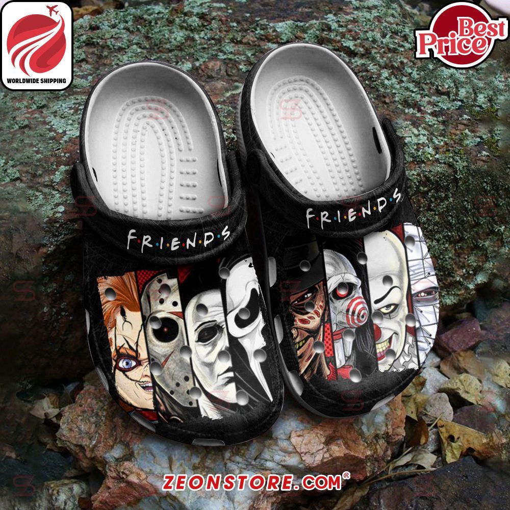 FRIENDS Halloween Horror Crocs Clog Shoes