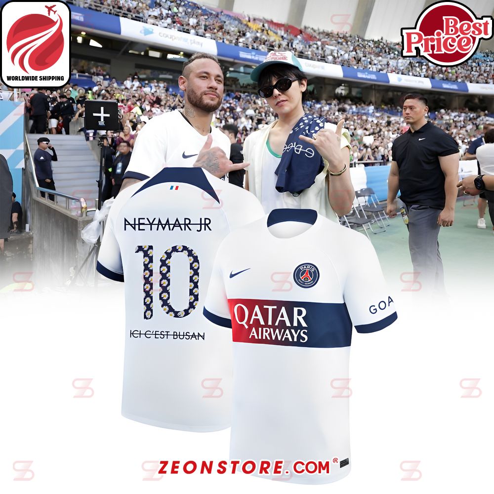 G-Dragon Neymar Jr. Paris Saint Germain Qatar Airways T-Shirt