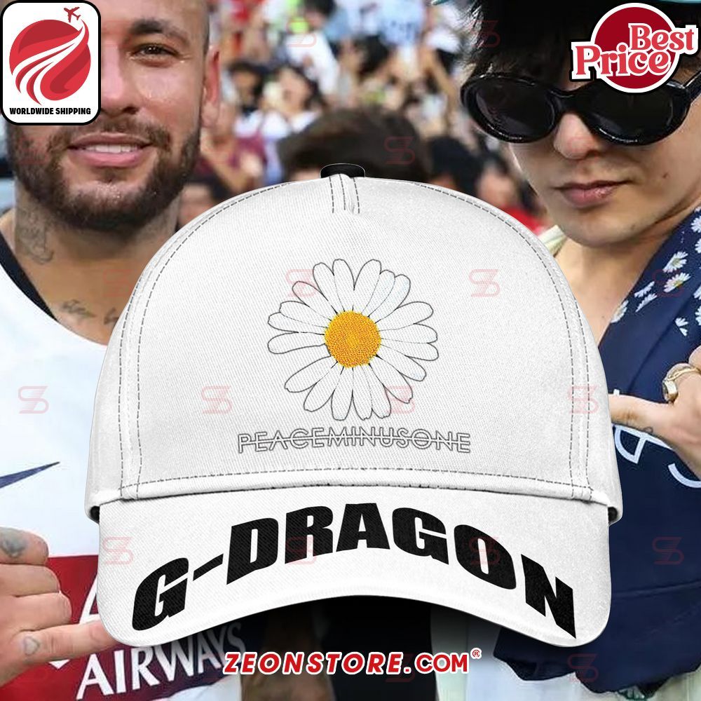 G-Dragon Peaceminusone Paris Saint Germain Navy T-Shirt Cap