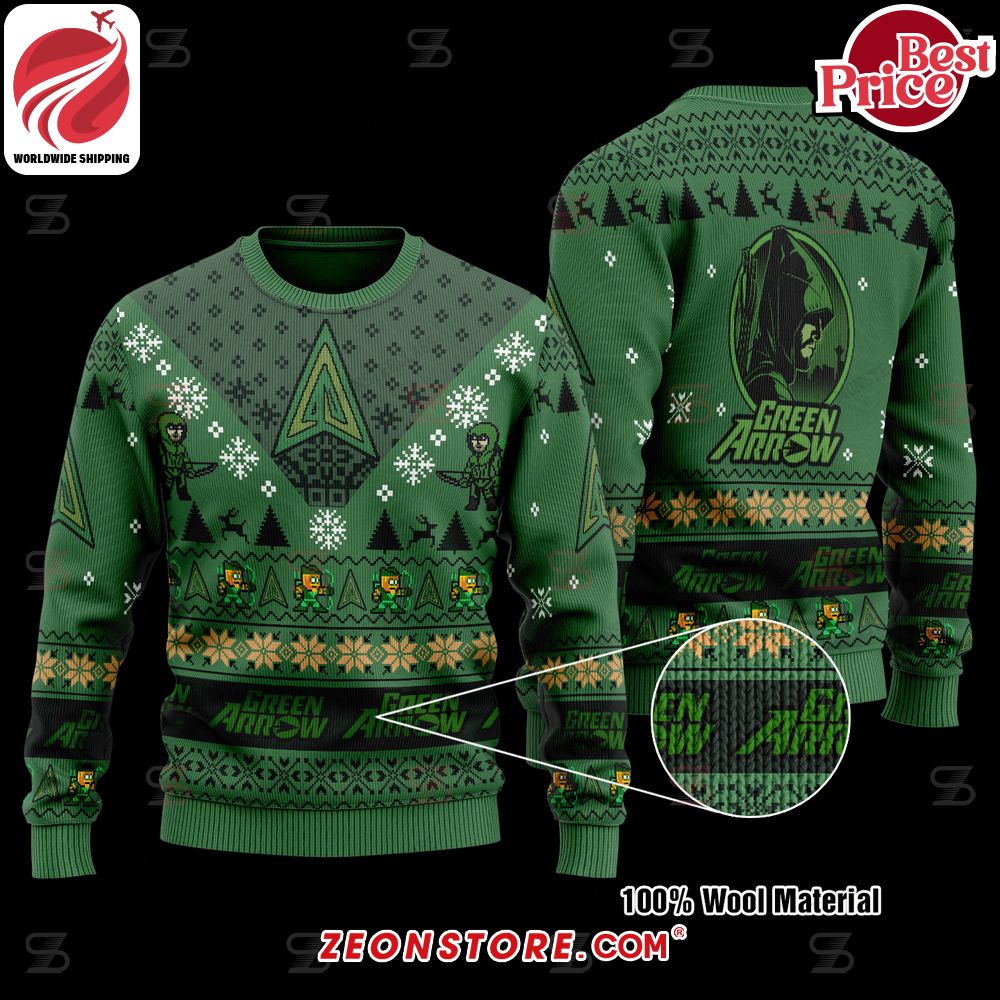 Green Arrow DC Comics Ugly Sweater